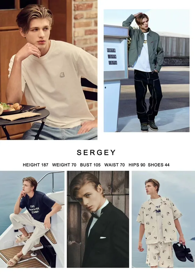 Model comp card 100