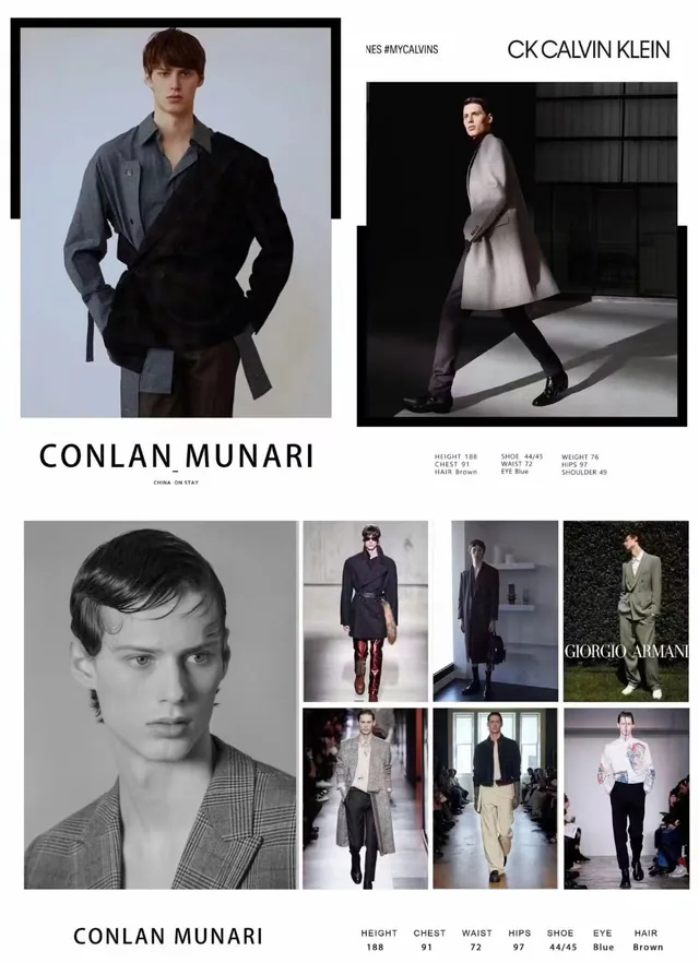 Model comp card 130